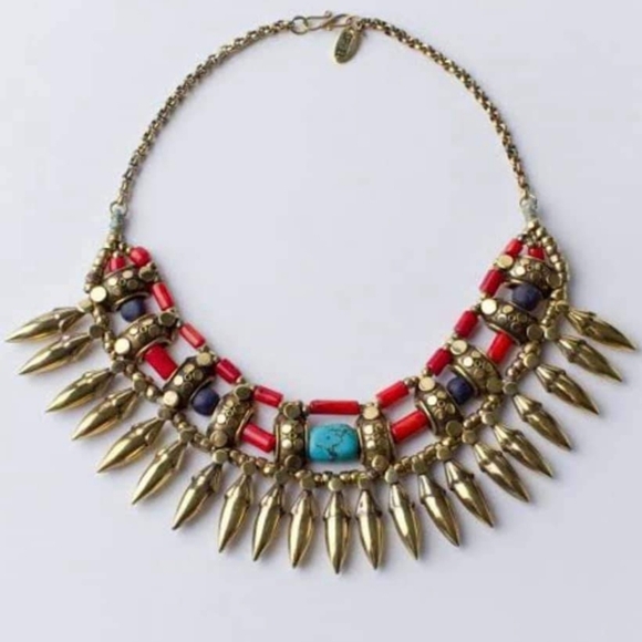 Vintage Spell Designs RARE Brass Sun Chaser Choker Collar Bohemian Punk Neckace - Picture 1 of 13